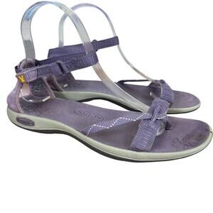 Keen La Paz Wrap Sandals Purple Sporty Flats Summer Hiking Shoes Womens sz 8